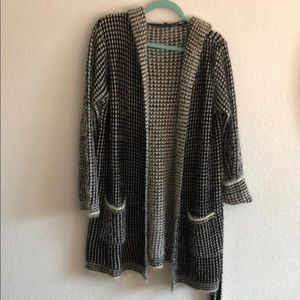 Black and Beige cardigan
